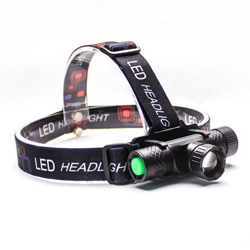 Super clara lampadio USB rechargeable LED headlamp