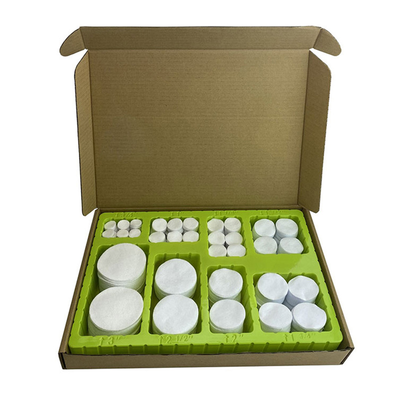 Universal White Cotton Cloth Square Gun Purgatio Patches pustula Box